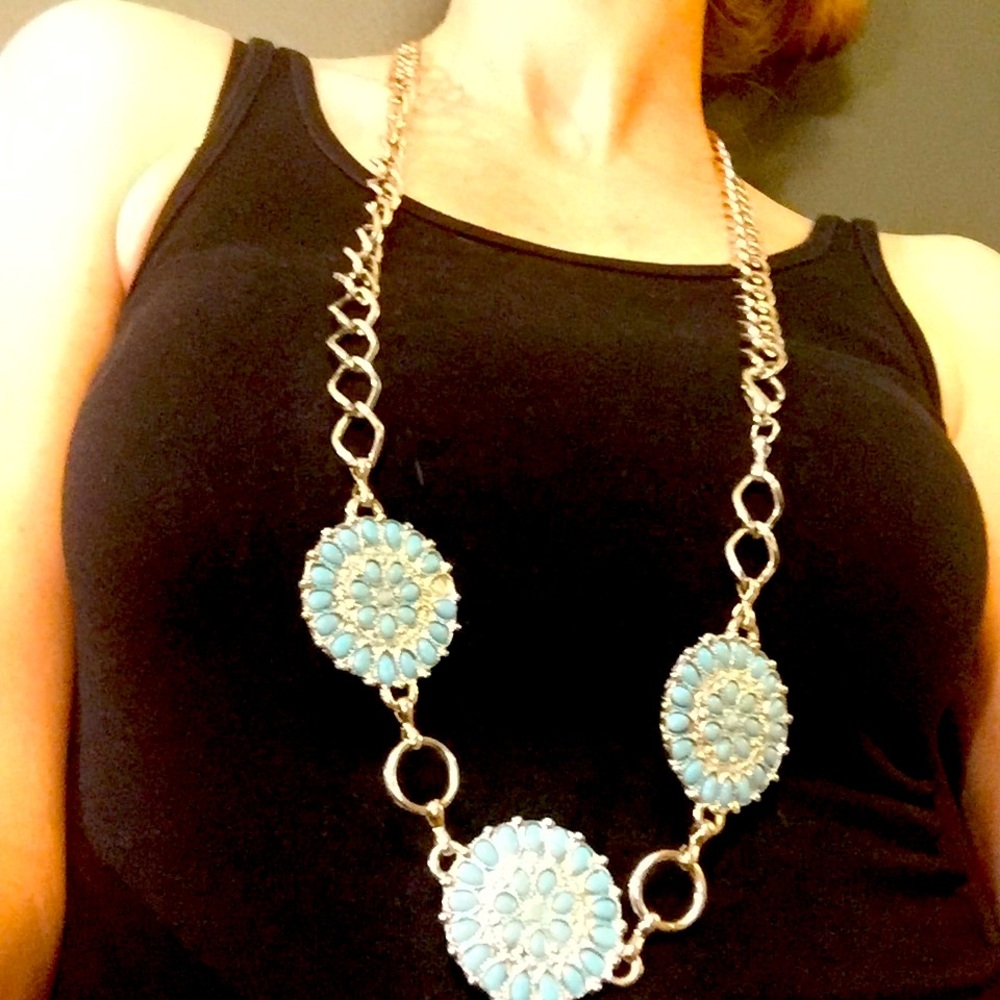 5/$25 Southwest turquoise mandala necklace or belt